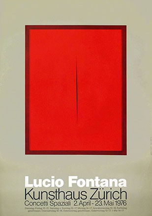 Baviera M. + M. - Lucio Fontana