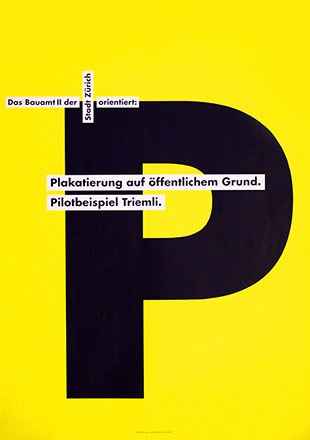 Gottschalk Fritz - Plakatierung auf öffentlichem Grund