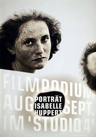 Schraivogel Ralph - Portrait Isabelle Huppert